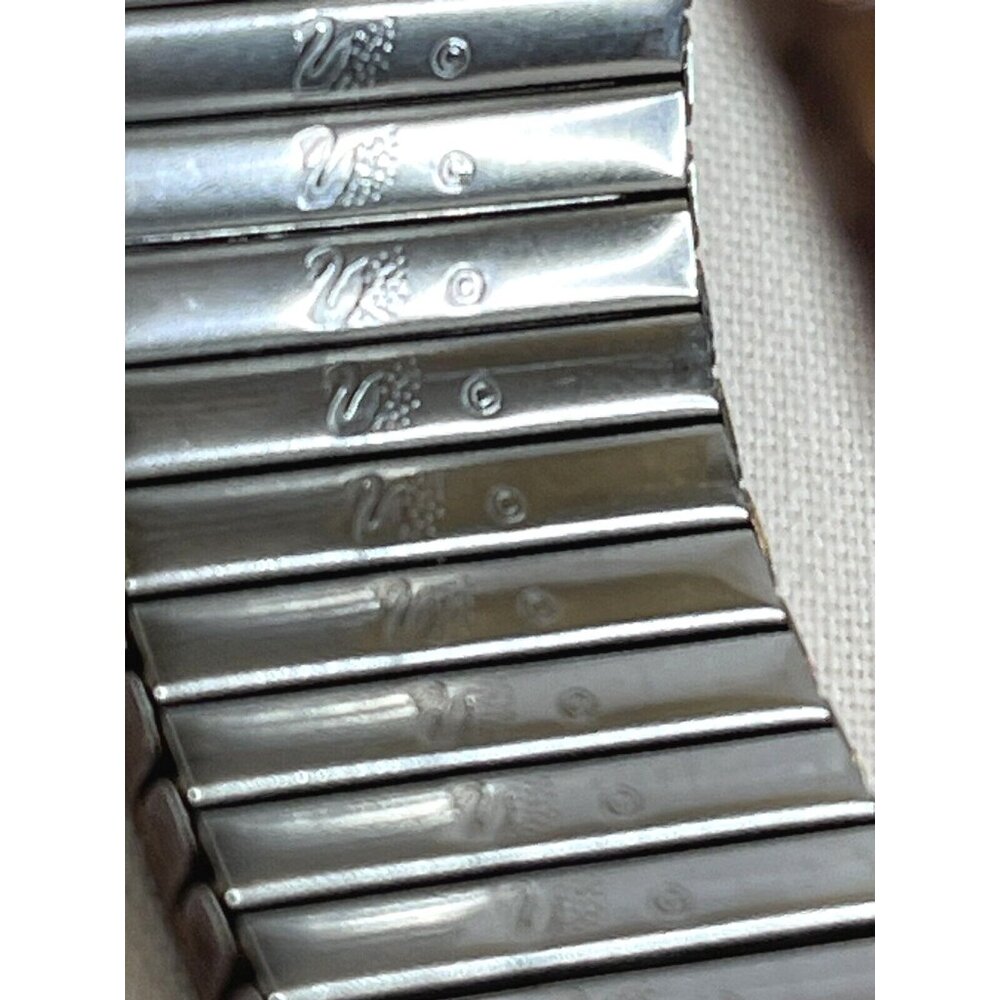 Swarovski Austrian Crystal Wide RARE 5 Row Bracelet Stretch Expansion Copper - Picture 3 of 5